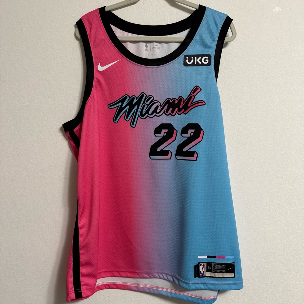 Jimmy Butler Miami Heat Nike City Edition Swingman Jersey Men's XXL 56 2021 NBA